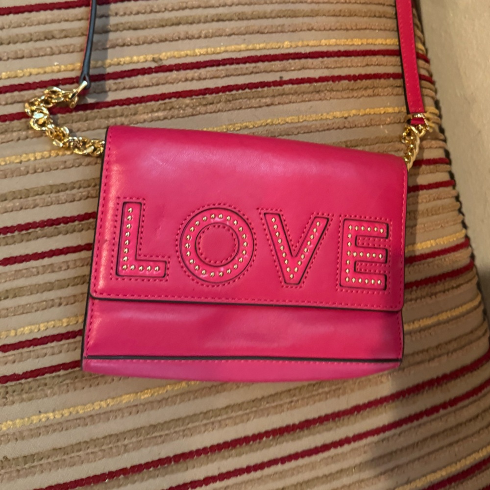 NEW Michael Kors RUBY LOVE Pink Crossbody Bag